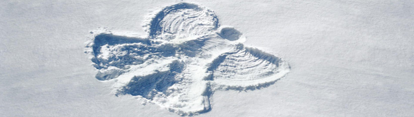 A snow angel.