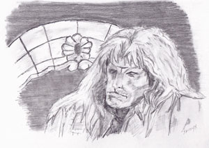 "Quite Moment" Vincent drawing